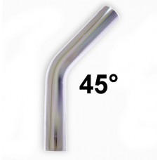 Koleno hliníkové 45°, D: 38mm (Dĺžka: 30cm)