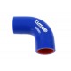 Silikónové koleno TurboWorks 90° 57mm, Modré, PRO