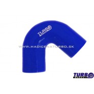 Silikónové koleno TurboWorks 135° 51mm, Modré