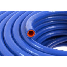 Podtlaková hadica, silikónová, Pretkávaná, 15 mm, Modrá, PRO