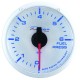 Merač tlaku paliva 0-6bar - elektrický (52 mm) Super White&Blue