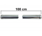Rúra hliníková, Dĺžka: 100cm, Priemer: 25mm