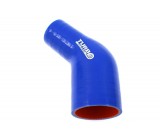 Silikónové redukčné koleno TurboWorks 45°, D/d: 45-51mm, Modré, PRO