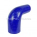 Silikónové redukčné koleno TurboWorks 90°, D/d: 63-70mm, Modré, PRO