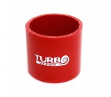 Silikónová spojka rovná TurboWorks 25mm, Červená