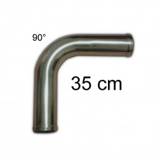 Koleno hliníkové 90°, D: 57mm (Dĺžka: 35cm)