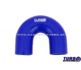 Silikónové koleno TurboWorks 180° 25mm, Modré