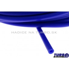 Podtlaková hadica, silikónová, nepretkávaná, 4 mm, Modrá