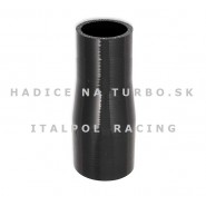 Silikónová hadica - Redukcia rovná TurboWorks, 57-63mm, Čierna, Dĺžka: 12cm